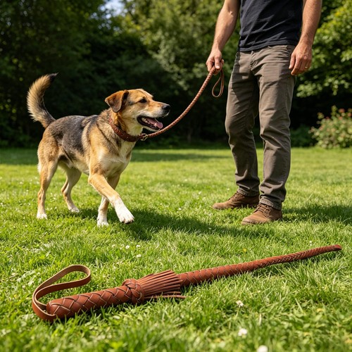 Horse whip dog - whip, training