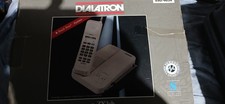 old style telephone.white in