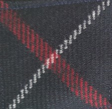 WW2 British Army KOSB Kings Own Scottish Borderers tartan patch, battledress