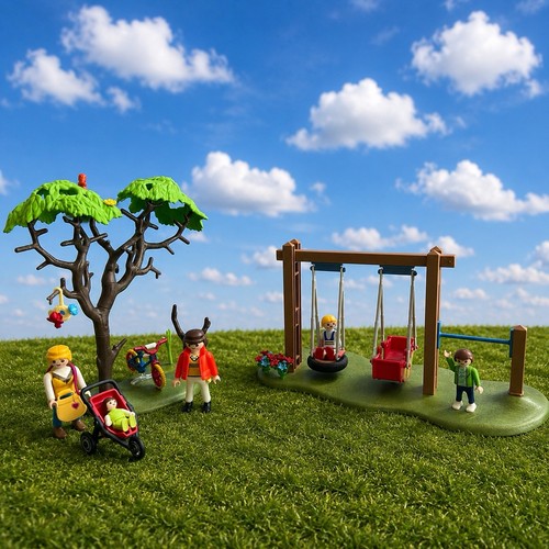 Playmobil family playground - family,