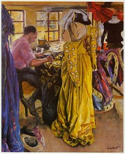 The Yellow Dress Laura Knight