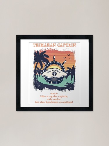 Trimaran captain awesome gifts - captain,