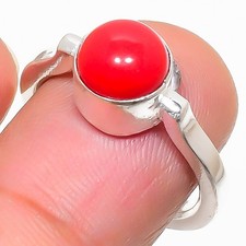 Red Coral Gemstone Handmade