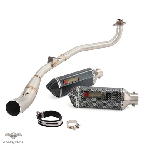 Exhaust muffler header - header, link