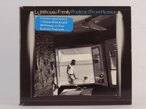 Lighthouse family postcard - family,
