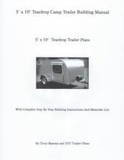 5' x 10' Teardrop Camp Trailer