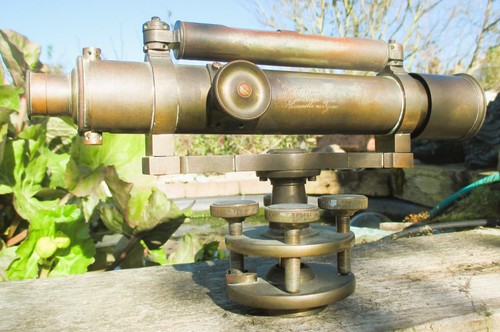 1890 theodolite surveyors - theodolite,