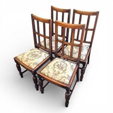 Set 4 Arts & Crafts Oak Dining