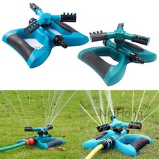 360° Rotating Garden/Lawn Sprinkler 3-Arms System Automatic Watering Irrigation