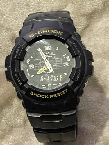 Casio shock 100 9cm blue - g-shock, g-100-9cm