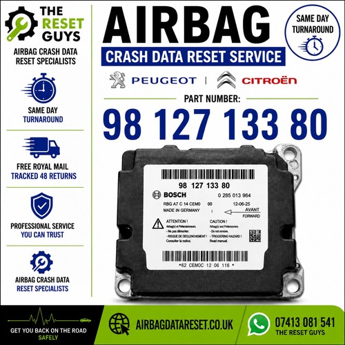 Peugeot 9812713380 airbag ecu - airbag,