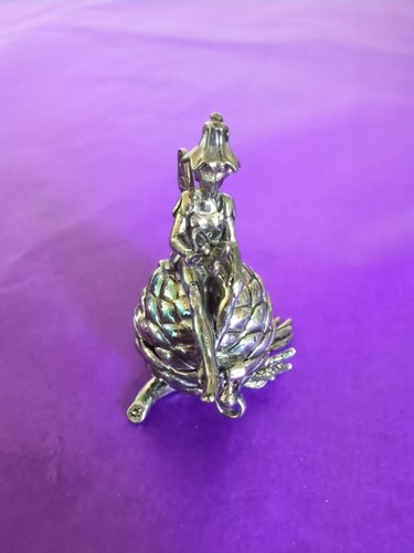 Pewter fairy pineapple - on, a