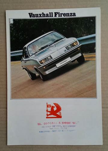 Rare vauxhall firenza droop - rare,