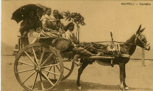 Italy napoli carretto - italy, donkey