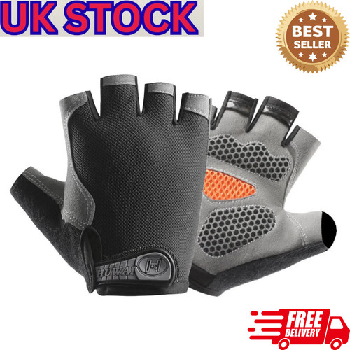 Half finger cycling gloves - half,