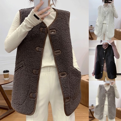 Womens button lambswool fleece - womens,