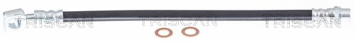 Rear left brake hose fits - left,