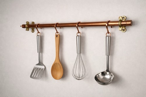 Copper pipe kitchen utensil - copper,