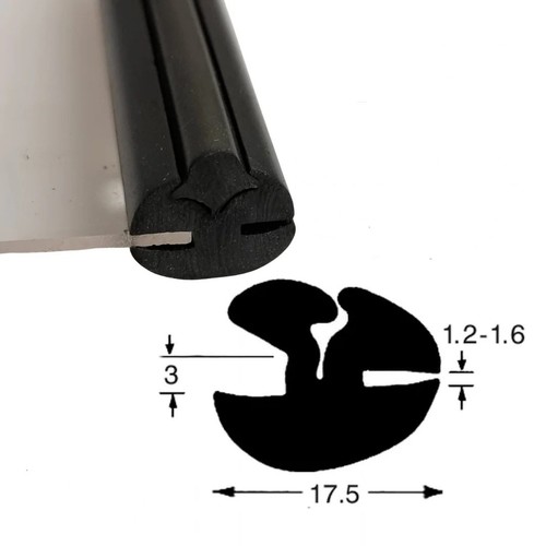 Rubber window glazing - window,