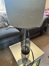 Pagazzi smoked glass lamp 