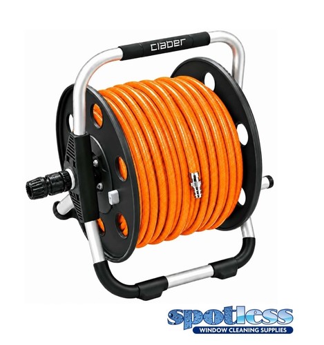 Window cleaning hose reel - window,