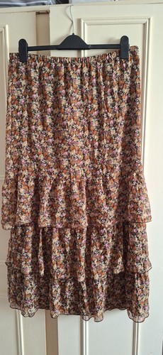 Women long ruffled - , floral