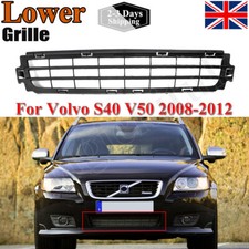 FOR Volvo S40/V50 2008-2012 Front Bumper Lower Grille Black Matte 30744911 New