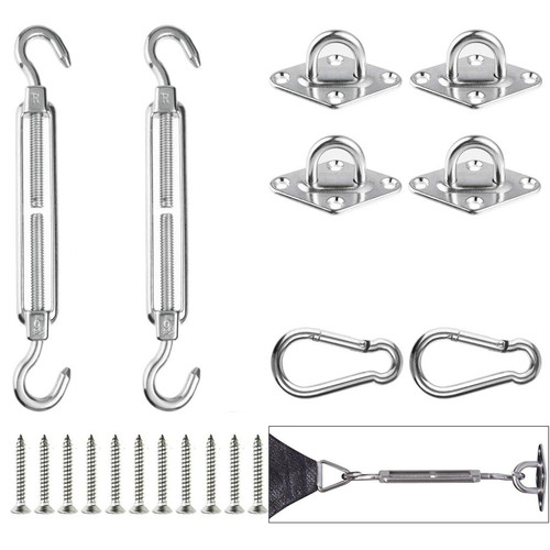 Stainless steel sun sail - stainless, shade