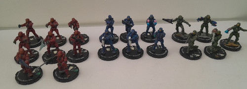Halo action clix figures - action,