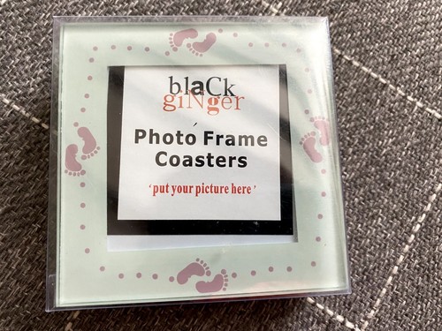 Photo frame glass coasters - coasters, x