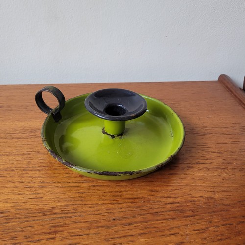 Vintage green enamel wee willy - vintage,