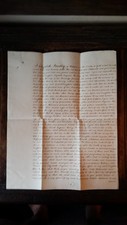 1755 GEORGE II 18TH C  MANUSCRIPT WILL - ELIZABETH BRADLEY - WAKEFIELD YORKSHIRE