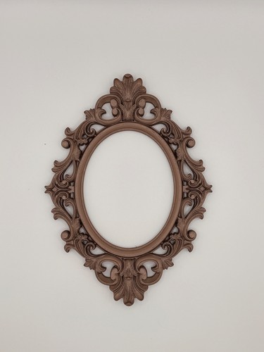 Antique style bronze oval - bronze,