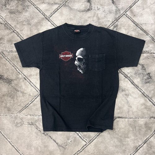 Y2k harley davidson skull logo - y2k,