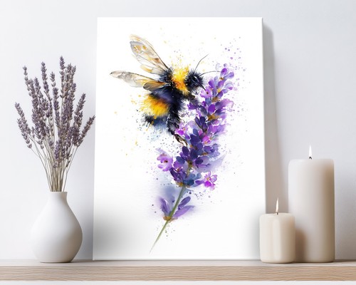 Bumble bee canvas wall art - wall,