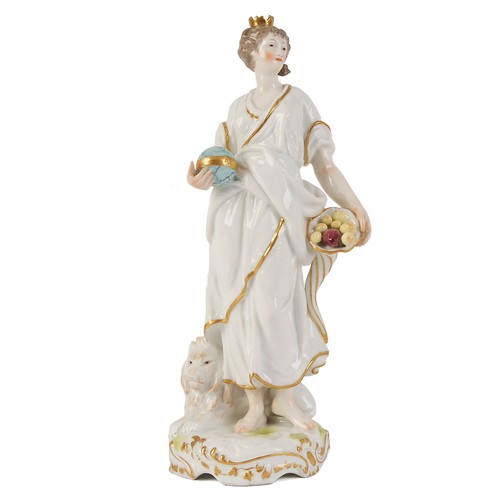 Porcelain figure allegory - figure, "allegory