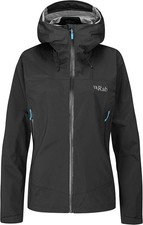 RAB Women's Downpour Plus 2.0 Windstopper Jacket Black - UK10 / Small - RRP £159