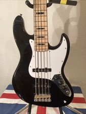 Bass Guitar, Five String ￼ Vintage VJ75 MBK rrp £480 1/2 rrp £240 ￼