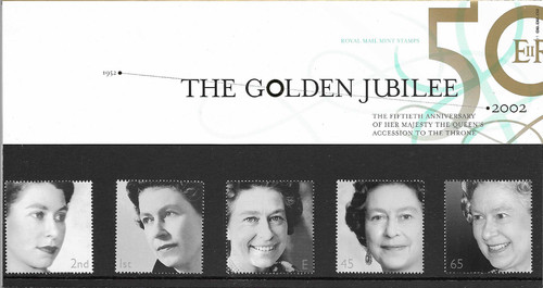 Qeii golden jubilee 2002 - golden,
