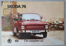 Skoda 100 Saloon Leaflet /