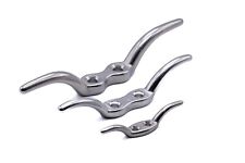 Stainless steel flag rope cleat halyard clothes line loop 316 A4 marine grade