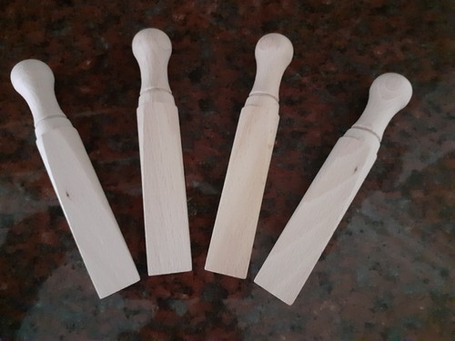 Set wooden door stop - wooden,