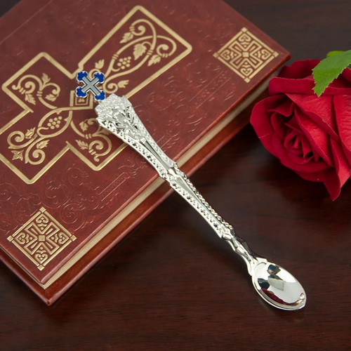 Orthodox baptism spoon - orthodox,