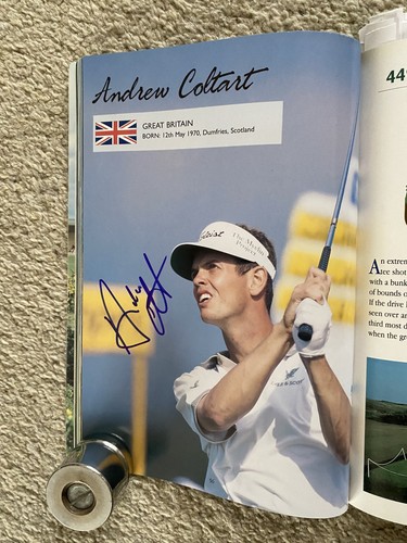 Andrew coltart autograph - coltart,