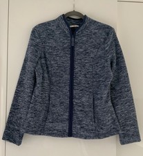 Tu Blue Marl Full Zip Fleece