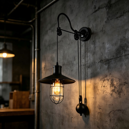 Industrial vintage gooseneck - vintage,