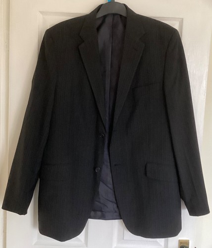 Mens black pin striped - mens,