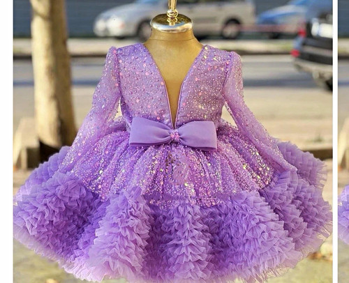 Girls purple sequin long - girls,