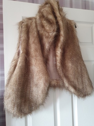 Faux fur gilet - faux, from
