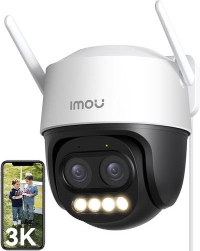 Imou dual lens cctv camera - lens,